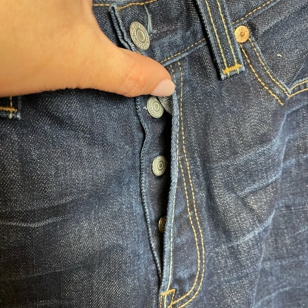 Levi’s/J.Crew collab 501 Button Fly Jeans Size 30x32